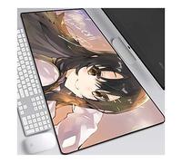 Dream Schoolgirl Tapis de Souris XL 900x400mm Hydrorésistant Anime Mouse Pad Grand Tapis de Souris Gamer avec Base en Caoutchouc Anti-Glissant Surface Texturée pour Ordinateur et PC, B