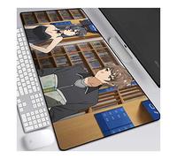 Dream Schoolgirl Tapis de Souris XL 900x400mm Hydrorésistant Anime Mouse Pad Grand Tapis de Souris Gamer avec Base en Caoutchouc Anti-Glissant Surface Texturée pour Ordinateur et PC, F