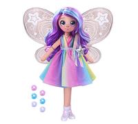 Dream Seekers Dream Bright Stella Fashion Doll with light up wings Includes 5 light up modes and hair accessories Birthday present for girls aged 4 +