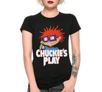 Dream Shirts Chuckie's Play Funny T-Shirt, Child's Play Chucky Tee(Large)
