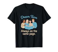 Dream Team Book Graphic Toujours sur la même Page T-Shirt