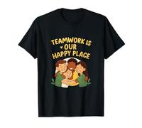 Dream Team Work is Our Happy Place Dessin animé T-Shirt