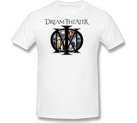 Dream Theater Album Logo Men's Cotton T-Shirt White Shirt Top Tee 3XL