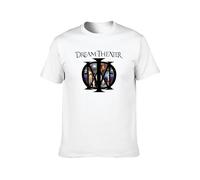 Dream Theater Album Logo Men's Cotton T-Shirt White Shirt Top Tee S