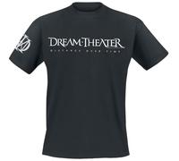 Dream Theater Logo Homme T-Shirt Manches Courtes Noir 100% Coton Regular/Coupe Standard