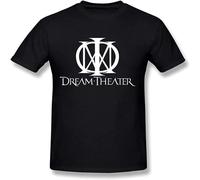 Dream Theater Logo Men's Cotton T-Shirt Black Shirt Top Tee M