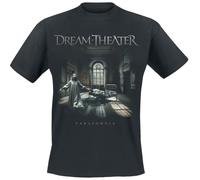 Dream Theater Parasomnia Homme T-Shirt Manches Courtes Noir 100% Coton Regular/Coupe Standard