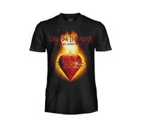Dream Theater T Shirt Officiel Images And Words T-shirt unisexe en coton Maillot Rock Coupe Regular pour adulte et garçon, Noir , Medium