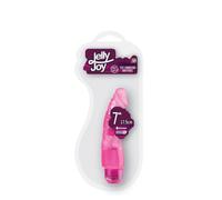 Dream Toys 20844 Jelly Joy 10 Rhythms Vibrating Godemichet Rose 7"