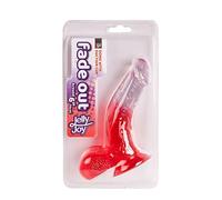 Dream Toys 21202 Gode à Ventouse Jelly Joy Fade Out Rouge 15 cm