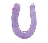 Dream Toys All Time Favorites Double Head Dong Purple Taille Unique