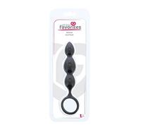Dream Toys All Time Favorites Silicone Anal Bead Black Taille Unique