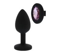 Dream Toys All Time Favorites Silicone Diamond Plug Black Taille Unique