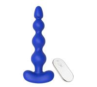 Dream Toys Cheeky Love Remote Anal Bead Blue Taille Unique