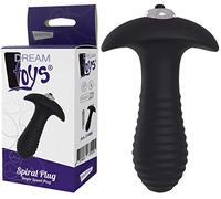 Dream Toys Cheeky Love Single Speed Spiral Plug Black Taille Unique