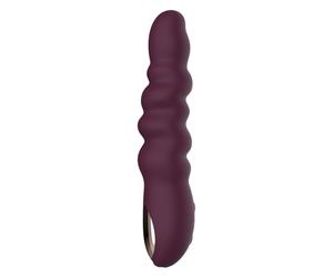 Dream Toys Essentials Ribbed Power Vibe Purple 21,5 cm