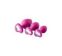 Dream Toys Flirts Anal Training Kit Gem Stone Pink Pink Taille Unique