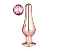 Dream Toys Gleaming Love Rose Gold Pleasure Plug L Gold Taille Unique