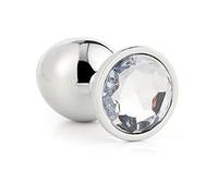 Dream Toys Gleaming Love Silver Plug Large Silver Taille Unique