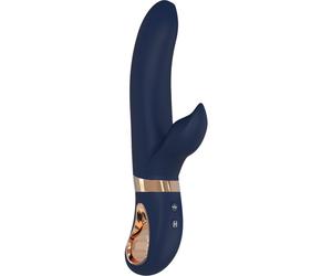 Dream Toys Goddess Collection Atropos vibromasseur avec stimulateur de clitoris blue 22,5 cm