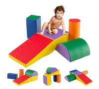 DREAMADE 5PCS Module de Motricité, Parcours Motricité Bébé en PU à Base d'eau & EPE, Jeut d'Éducation pour Enfants d'Âge Préscolaire, Convient à Maternelle, Maison