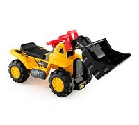 DREAMADE Excavatric Jouet Bulldozer pour Enfants, Véhicule Jouet avec Volant et Espace de Rangement, pour Enfants 3 + Ans