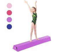 DREAMADE Poutre de Gymnastique, Poutre d'Équilibre de Gymnastique avec Velcro, Faisceau d'Équilibre,Multifonction pour Maison