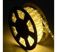 DREAMADE Ruban à LED 20 M Bande LED Lumieuse, 36 Ampoules/M, Angle de Faisceau 45° et Angle d’Illumination 360°, Longévité Nominale 50000h, Travailler entre -20 et 60℃ (Blanc chaud)