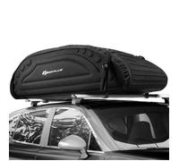 DREAMADE Sac de toit pliable, coffre de toit voiture solide et imperméable, capacité 400l avec sangles poignées et sac en nylon