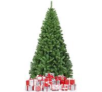 DREAMADE Sapin de Noël 180CM, Arbre de Noël en PVC avec Support en Fer pour Fête, Noël, Vacances, Décorations pour Maison, Bureau, Magasin, Bar, Ecole, Vert