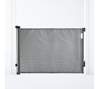 Dreambaby Barrière de sécurité rétractable pour bébé et Chien, barrière de sécurité en Maille Extra Large pour bébé jusqu'à 140 cm, Hauteur 90 cm, 2 indicateurs de Verrouillage EZY-Check montés sur