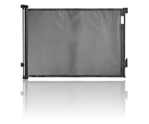 Dreambaby Barrière de sécurité escamotable pour bébé et Chien, barrière de sécurité en Maille Extra Large pour bébé jusqu'à 140 cm, Hauteur 90 cm, 2 indicateurs de Verrouillage EZY-Check, Montage sur