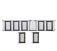 Dreambaby Brooklyn Converta 3 en 1 - Mesure 3,75 m de Large et 74 cm de Haut - Comprend 2 rallonges de 58 cm - Noir