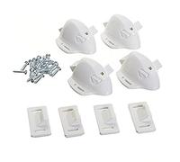 Dreambaby Cadenas magnétiques adhésifs pour armoire (4 serrures, 0 clé)