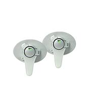 Dreambaby Ezy-Check Lot de 2 loquets pivotants pour appareils électroménagers - Sécurité bébé - Pour fours à micro-ondes, lave-vaisselle, machine à laver et sèche-linge - Argent - Modèle F1104