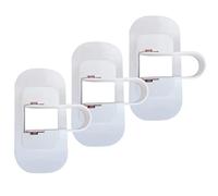Dreambaby G1482BB Lot de 3 verrous de poignée de porte à levier pour sécurité enfant Convient à la plupart des poignées de porte à levier Blanc