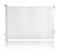 Dreambaby Barrière de sécurité rétractable pour bébé et Chien, barrière de sécurité en Maille Extra Large pour bébé jusqu'à 140 cm, Hauteur 90 cm, 2 indicateurs de Verrouillage EZY-Check montés sur