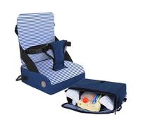 Dreambaby Grab 'N Go Siège rehausseur de voyage - Chaise haute portable pour tout-petits pour salle à manger (6 à 5 ans) avec rangement et bandoulière