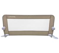 Dreambaby Harmony Barrière de lit pour Tout-Petits - Super Large 140 cm et 50 cm de Haut - Assemblage Facile, Housse Lavable, Transition sûre du Berceau au lit - Convient aux Lits King Size - Latte