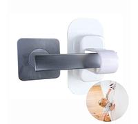 Dreambaby L1481PB Lot de 2 verrous de poignée de porte adhésifs à levier - Sécurité enfant pour portes et poignées - Convient à la plupart des poignées de porte à levier - Blanc