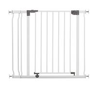 Dreambaby Liberty Walk Thru Barrière de sécurité pour bébé - avec Panneau d'extension de 8,9 cm - Convient aux Ouvertures de 74,9 à 92,7 cm - Portails de sécurité montés par Pression - Blanc