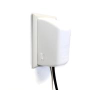 Dreambaby - Lot de 4 cache-prises double ajustement - Modèle T936 - Protection de prise électrique standards et décoratives