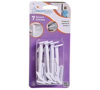 Dreambaby Lot de 7 loquets sécurisés pour tiroirs et armoires - Verrous de sécurité pour bébé - Modèle F1404