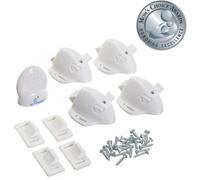 Dreambaby Mag Lock Adhesif - 4 Verrous De Protection Adhesif + 1 Cle