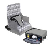 Dreambaby Siège rehausseur On-The-Go – Chaise haute portable, rangements pratiques, léger et compact