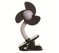DREAMBABY™ Stroller Fan - Ventilateur à Clipser de Poussette (Couleur: Blanc/Noir)