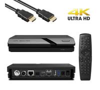 Dreambox One Combo 4K UHD H265 E2 Linux Dual WiFi DVB-S2X MIS DVB-C/T2 Récepteur
