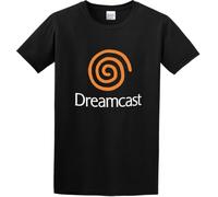 Dreamcast Sega Unisex Black Men's Tee(Large)