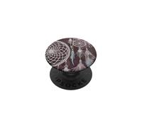 Dreamcatcher Boho Magic Plume Foncée Witchy Brown Dreams PopSockets PopGrip Adhésif