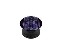 Dreamcatcher Boho Magic Plume Foncée Witchy Purple Dreams PopSockets PopGrip Adhésif